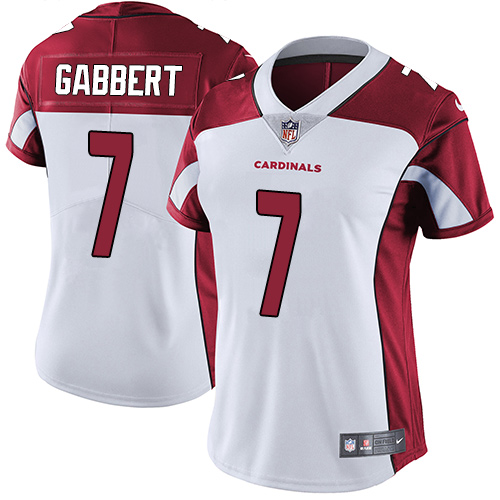 Women's Nike Arizona Cardinals #7 Blaine Gabbert White Vapor Untouchable Limited Player NFL Jersey
