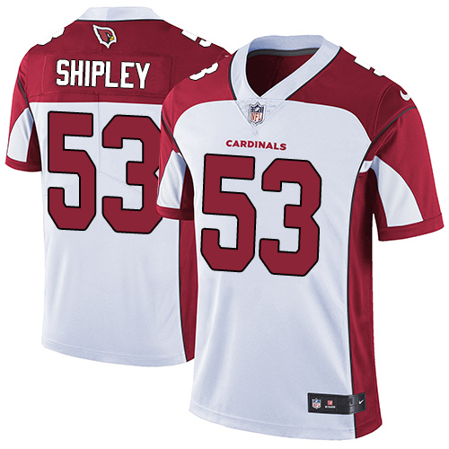 Youth Nike Arizona Cardinals #53 A.Q. Shipley White Vapor Untouchable Limited Player NFL Jersey