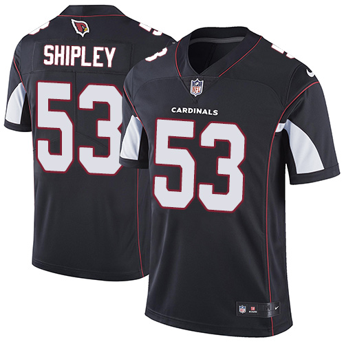 Youth Nike Arizona Cardinals #53 A.Q. Shipley Black Alternate Vapor Untouchable Elite Player NFL Jersey