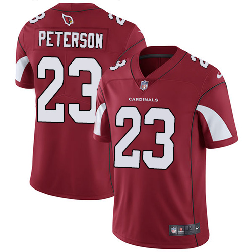 Men's Nike Arizona Cardinals #23 Adrian Peterson Red Team Color Vapor Untouchable Limited Player NFL Jersey