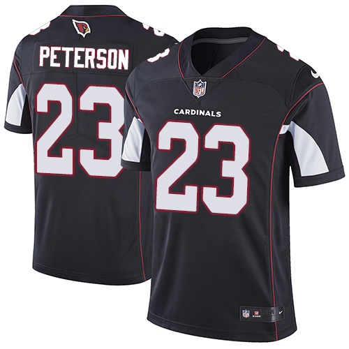 Men's Nike Arizona Cardinals #23 Adrian Peterson Black Alternate Vapor Untouchable Limited Player NFL Jersey