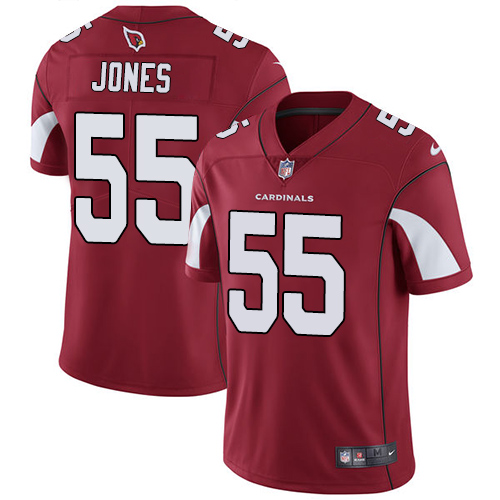 Youth Nike Arizona Cardinals #55 Chandler Jones Red Team Color Vapor Untouchable Elite Player NFL Jersey