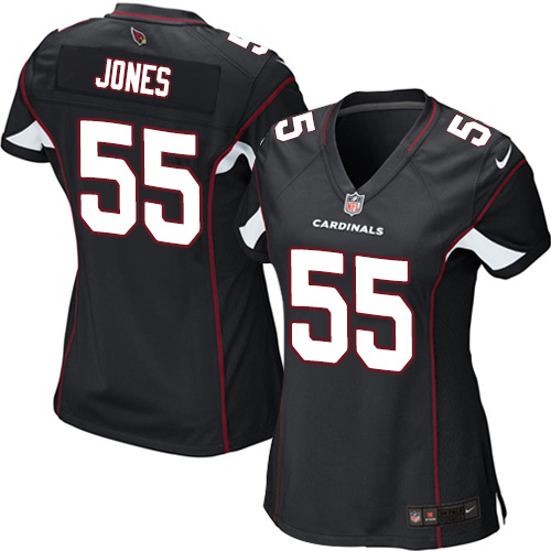 Women's Nike Arizona Cardinals #55 Chandler Jones Game Black Alternate NFL Jersey