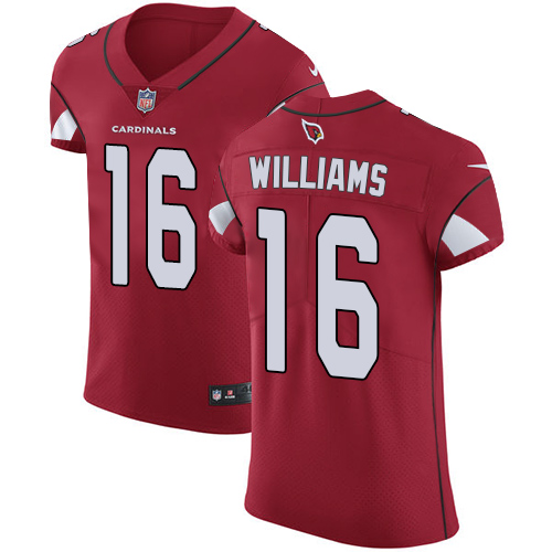 Men's Nike Arizona Cardinals #16 Chad Williams Elite Red Team Color NFL Jersey