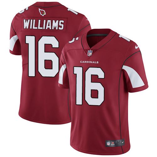 Men's Nike Arizona Cardinals #16 Chad Williams Red Team Color Vapor Untouchable Limited Player NFL Jersey