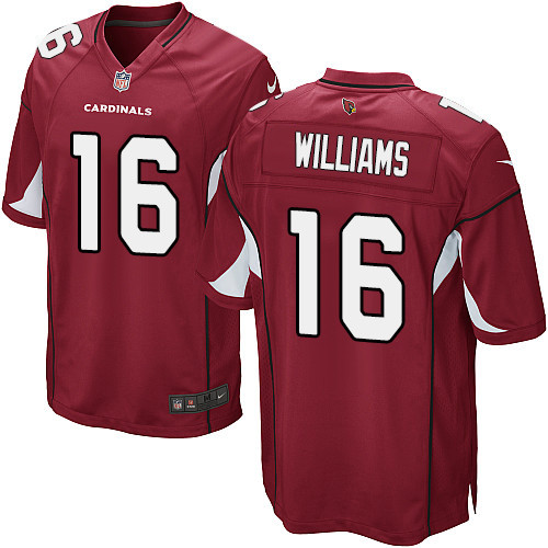 Men's Nike Arizona Cardinals #16 Chad Williams Game Red Team Color NFL Jersey