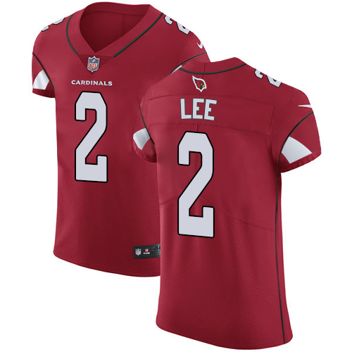 Men's Nike Arizona Cardinals #2 Andy Lee Elite Red Team Color NFL Jersey