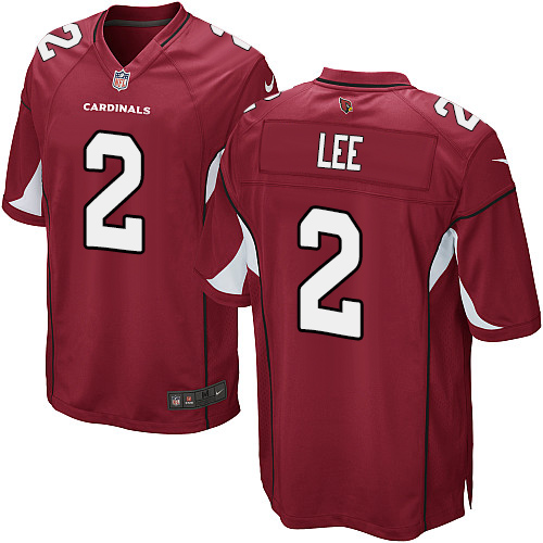 Men's Nike Arizona Cardinals #2 Andy Lee Game Red Team Color NFL Jersey