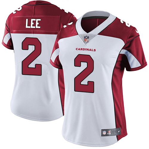 Women's Nike Arizona Cardinals #2 Andy Lee White Vapor Untouchable Elite Player NFL Jersey