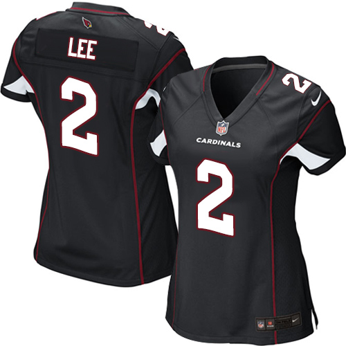 Women's Nike Arizona Cardinals #2 Andy Lee Game Black Alternate NFL Jersey