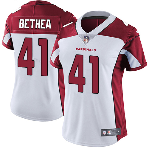 Women's Nike Arizona Cardinals #41 Antoine Bethea White Vapor Untouchable Limited Player NFL Jersey
