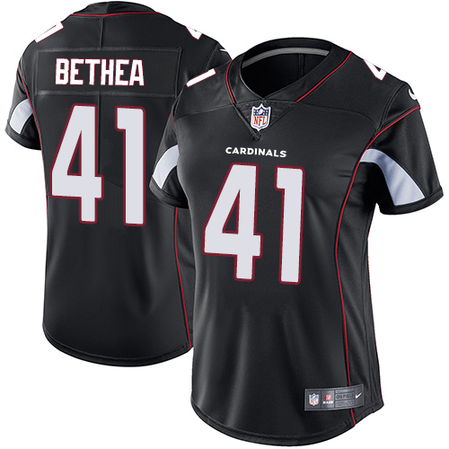 Women's Nike Arizona Cardinals #41 Antoine Bethea Black Alternate Vapor Untouchable Elite Player NFL Jersey