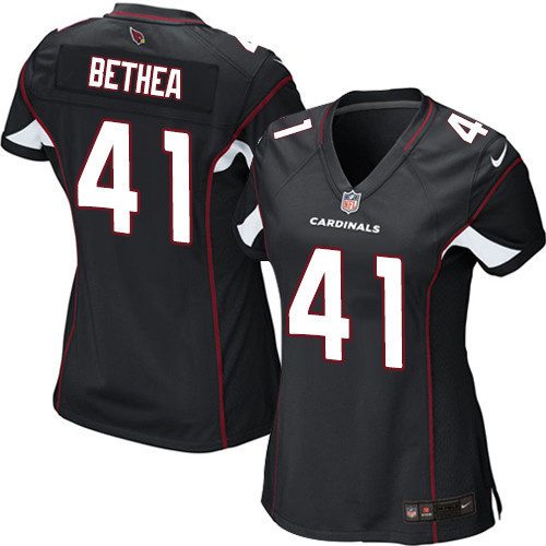 Women's Nike Arizona Cardinals #41 Antoine Bethea Game Black Alternate NFL Jersey
