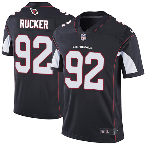 Youth Nike Arizona Cardinals #92 Frostee Rucker Black Alternate Vapor Untouchable Limited Player NFL Jersey
