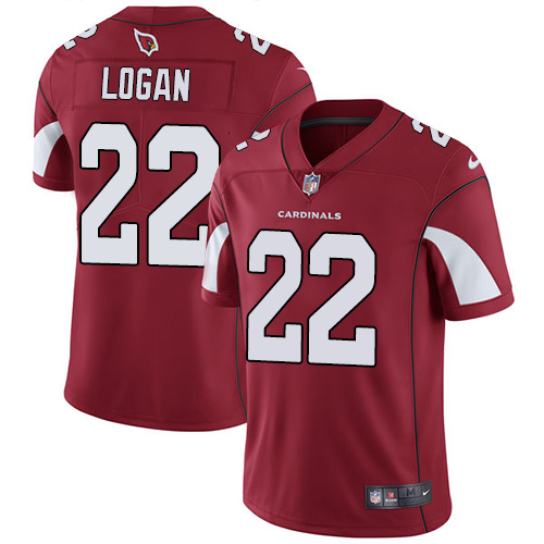 Men's Nike Arizona Cardinals #22 T. J. Logan Red Team Color Vapor Untouchable Limited Player NFL Jersey