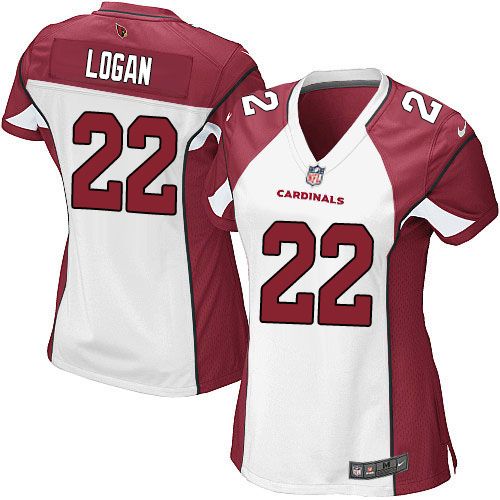 Women's Nike Arizona Cardinals #22 T. J. Logan Game White NFL Jersey