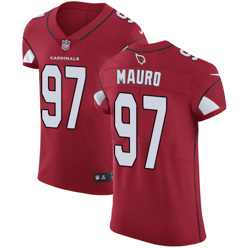 Men's Nike Arizona Cardinals #97 Josh Mauro Elite Red Team Color NFL Jersey