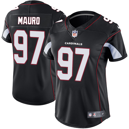 Women's Nike Arizona Cardinals #97 Josh Mauro Black Alternate Vapor Untouchable Elite Player NFL Jersey