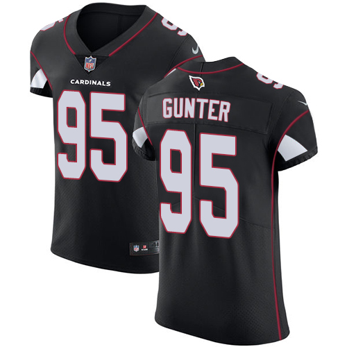 Men's Nike Arizona Cardinals #95 Rodney Gunter Elite Black Alternate NFL Jersey