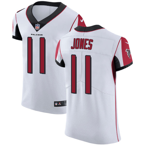 Men's Nike Atlanta Falcons #11 Julio Jones White Vapor Untouchable Elite Player NFL Jersey
