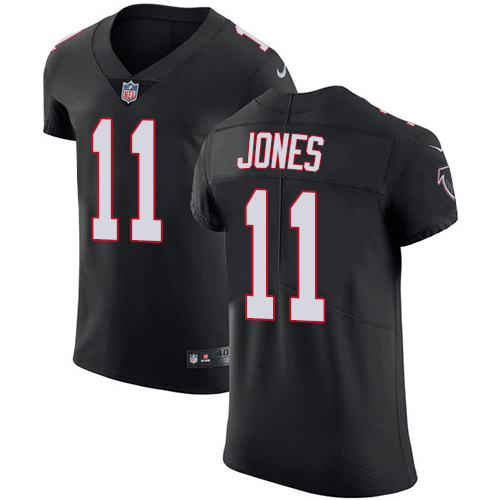 Men's Nike Atlanta Falcons #11 Julio Jones Black Alternate Vapor Untouchable Elite Player NFL Jersey