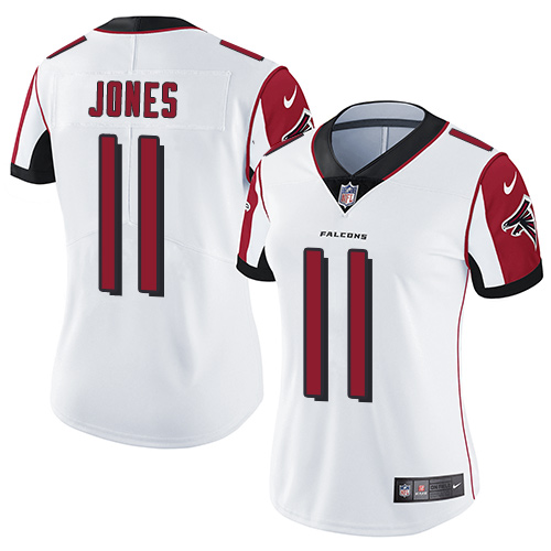 Women's Nike Atlanta Falcons #11 Julio Jones White Vapor Untouchable Elite Player NFL Jersey