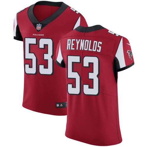 Men's Nike Atlanta Falcons #53 LaRoy Reynolds Red Team Color Vapor Untouchable Elite Player NFL Jersey