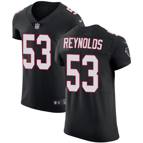 Men's Nike Atlanta Falcons #53 LaRoy Reynolds Black Alternate Vapor Untouchable Elite Player NFL Jersey