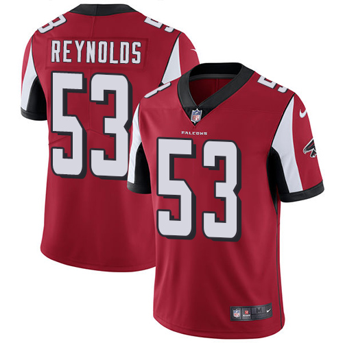 Youth Nike Atlanta Falcons #53 LaRoy Reynolds Red Team Color Vapor Untouchable Elite Player NFL Jersey