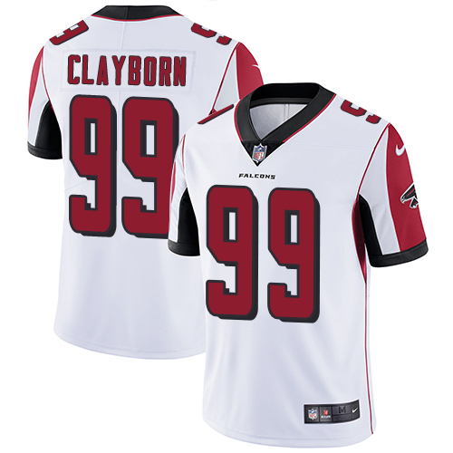 Youth Nike Atlanta Falcons #99 Adrian Clayborn White Vapor Untouchable Elite Player NFL Jersey