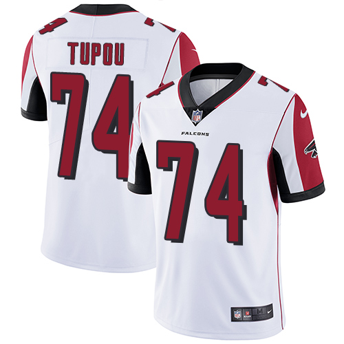 Youth Nike Atlanta Falcons #74 Tani Tupou White Vapor Untouchable Elite Player NFL Jersey