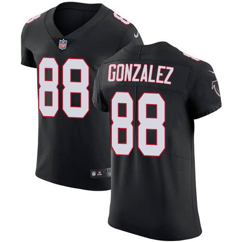 Men's Nike Atlanta Falcons #88 Tony Gonzalez Black Alternate Vapor Untouchable Elite Player NFL Jersey