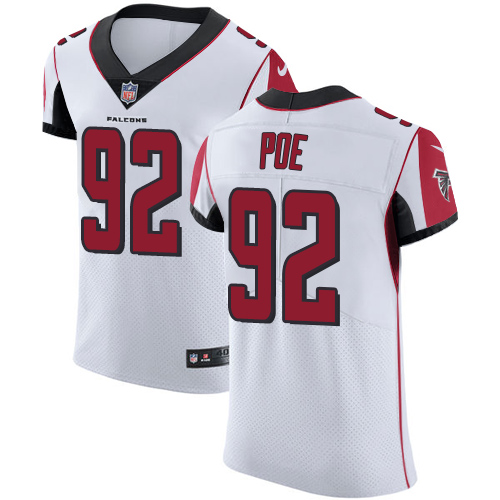 Men's Nike Atlanta Falcons #92 Dontari Poe White Vapor Untouchable Elite Player NFL Jersey