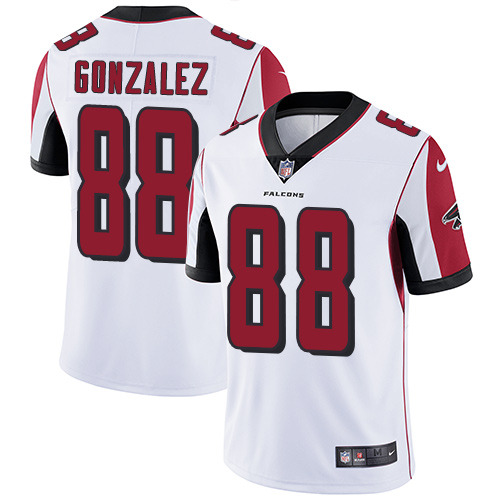 Youth Nike Atlanta Falcons #88 Tony Gonzalez White Vapor Untouchable Limited Player NFL Jersey