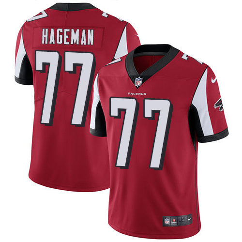 Youth Nike Atlanta Falcons #77 Ra'Shede Hageman Red Team Color Vapor Untouchable Elite Player NFL Jersey