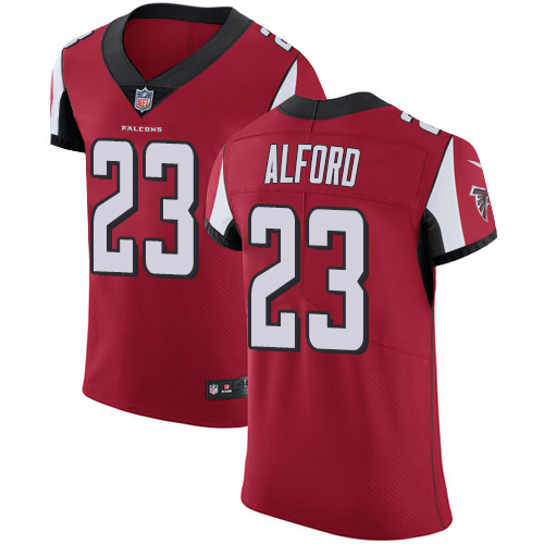Men's Nike Atlanta Falcons #23 Robert Alford Red Team Color Vapor Untouchable Elite Player NFL Jersey
