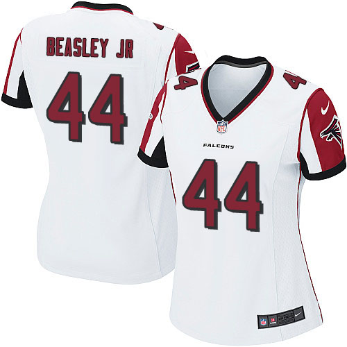 Women's Nike Atlanta Falcons #44 Vic Beasley Game White NFL Jersey