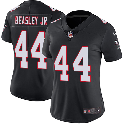 Women's Nike Atlanta Falcons #44 Vic Beasley Black Alternate Vapor Untouchable Elite Player NFL Jersey