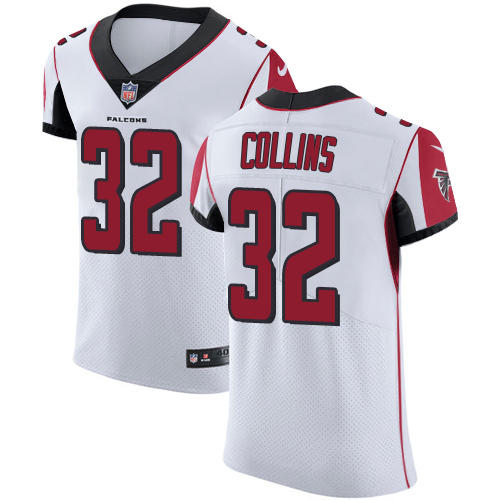 Men's Nike Atlanta Falcons #32 Jalen Collins White Vapor Untouchable Elite Player NFL Jersey