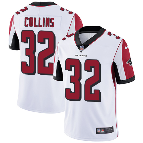 Men's Nike Atlanta Falcons #32 Jalen Collins White Vapor Untouchable Limited Player NFL Jersey