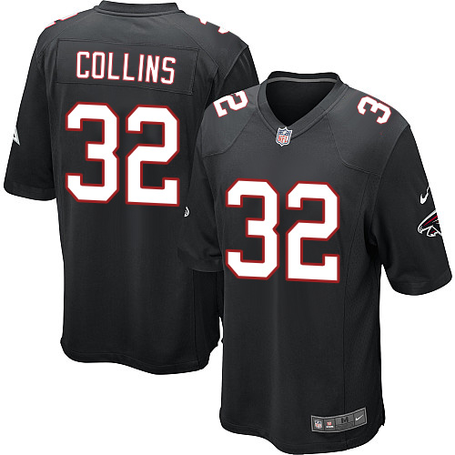 Men's Nike Atlanta Falcons #32 Jalen Collins Game Black Alternate NFL Jersey