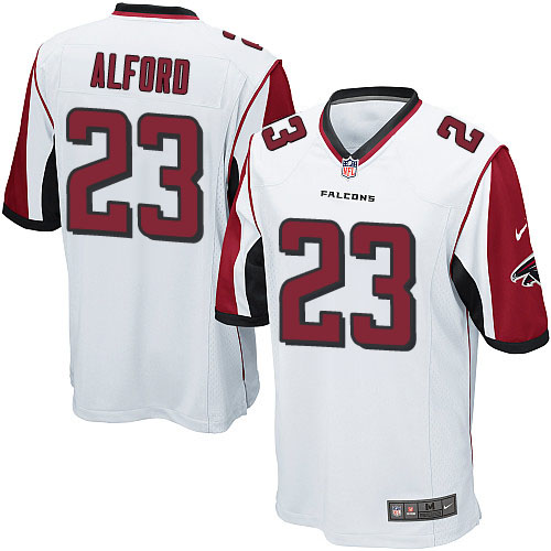 Men's Nike Atlanta Falcons #23 Robert Alford Game White NFL Jersey