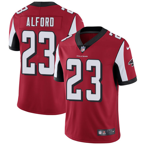 Youth Nike Atlanta Falcons #23 Robert Alford Red Team Color Vapor Untouchable Elite Player NFL Jersey