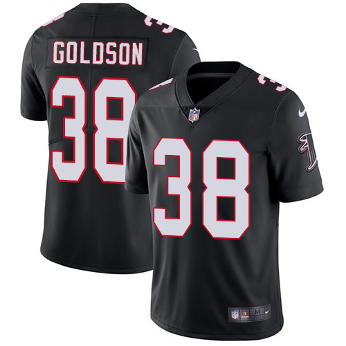 Youth Nike Atlanta Falcons #38 Dashon Goldson Limited Black Alternate NFL Jersey