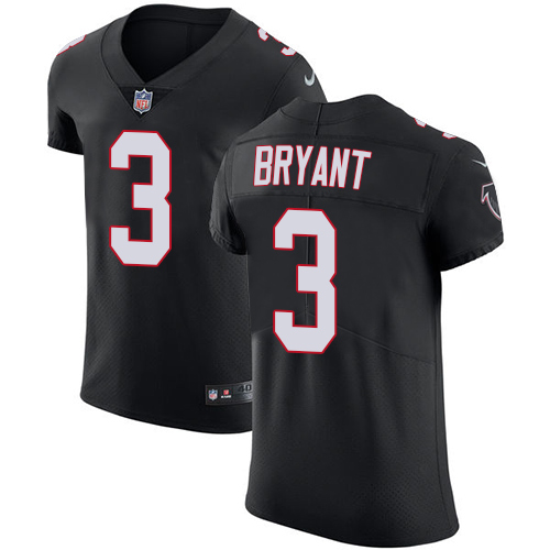 Men's Nike Atlanta Falcons #3 Matt Bryant Black Alternate Vapor Untouchable Elite Player NFL Jersey