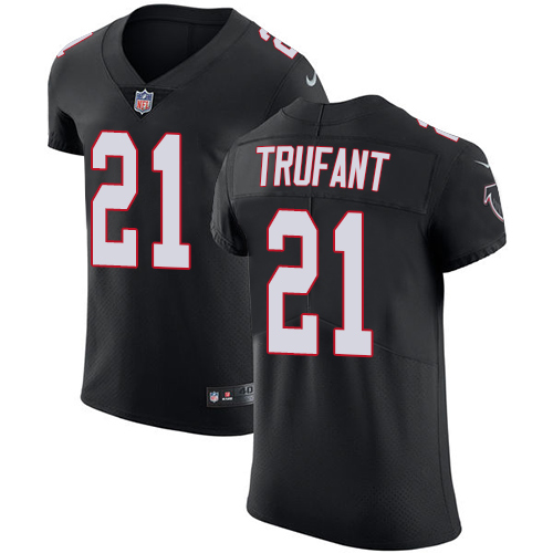 Men's Nike Atlanta Falcons #21 Desmond Trufant Black Alternate Vapor Untouchable Elite Player NFL Jersey