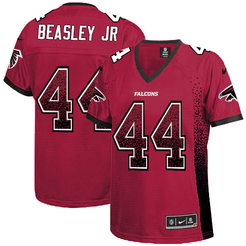 Women's Nike Atlanta Falcons #44 Vic Beasley Elite Red Drift Fashion NFL Jersey