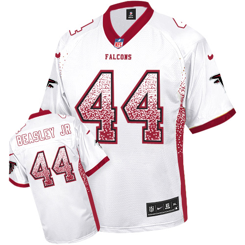 Men's Nike Atlanta Falcons #44 Vic Beasley Elite White Drift Fashion NFL Jersey
