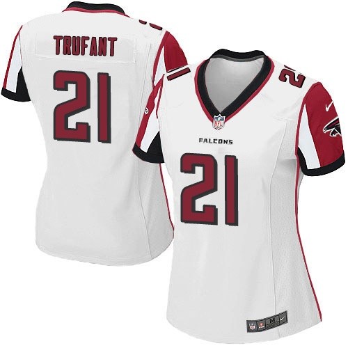 Women's Nike Atlanta Falcons #21 Desmond Trufant Game White NFL Jersey