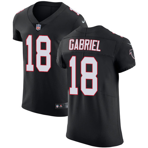 Men's Nike Atlanta Falcons #18 Taylor Gabriel Black Alternate Vapor Untouchable Elite Player NFL Jersey
